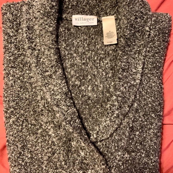 Black and Gray Marled Sweater - Picture 5 of 8